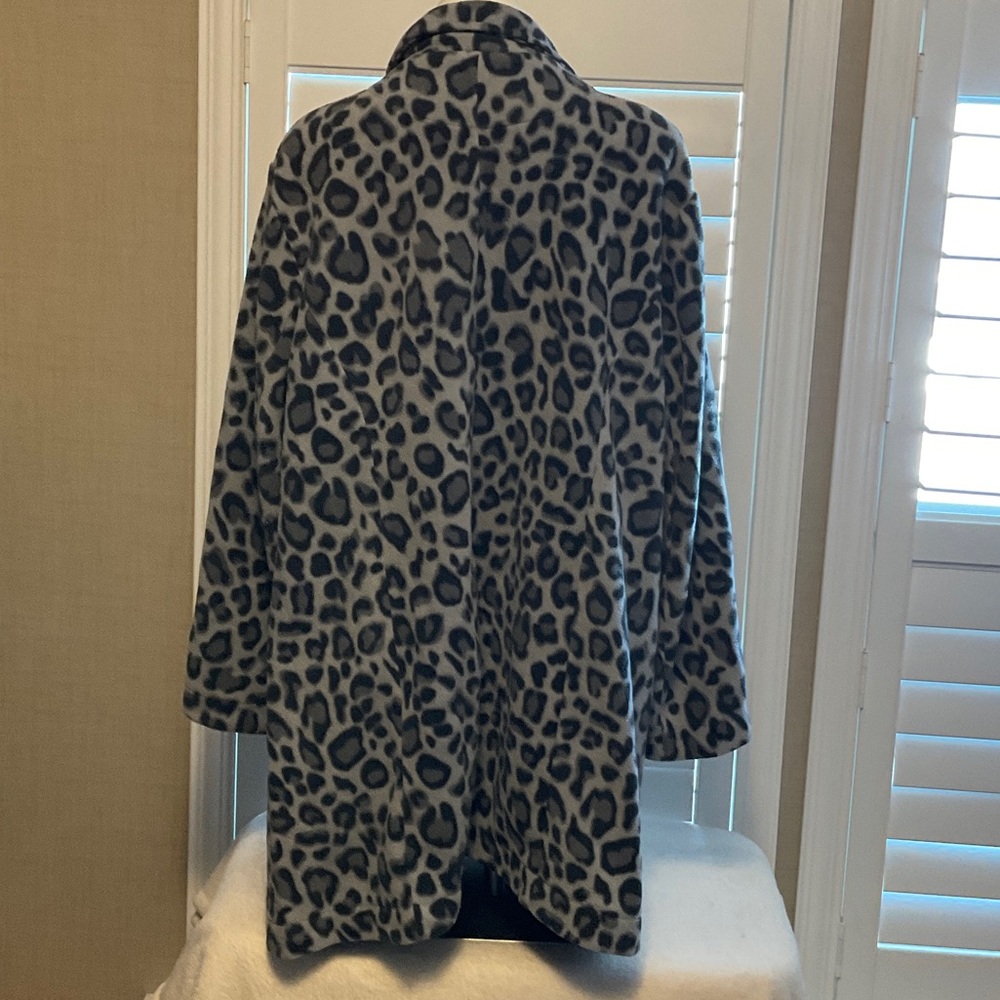 Roaman's Leopard Print Utility Jacket - image 4